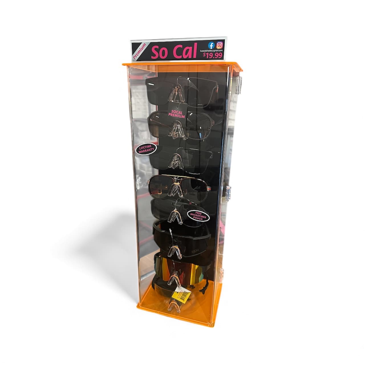 Premium sunglasses rack display